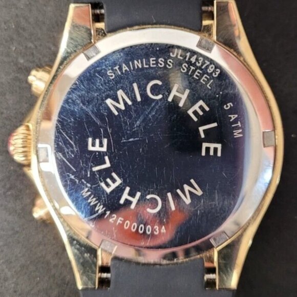 (NI-2142) Michele JL143793 Tahitian Ladies Watch - Picture 3 of 7